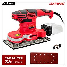 Плоскошліфувальна машина вібраційна Start Pro SVM-600 6000 - 12000 об хв Платформа 230 х 115 мм Мультизатискач