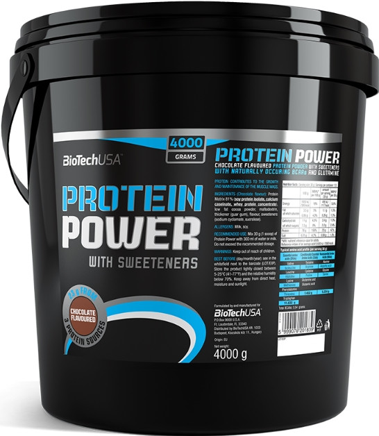 Протеїн BioTech Protein Power 4 кг шоколад
