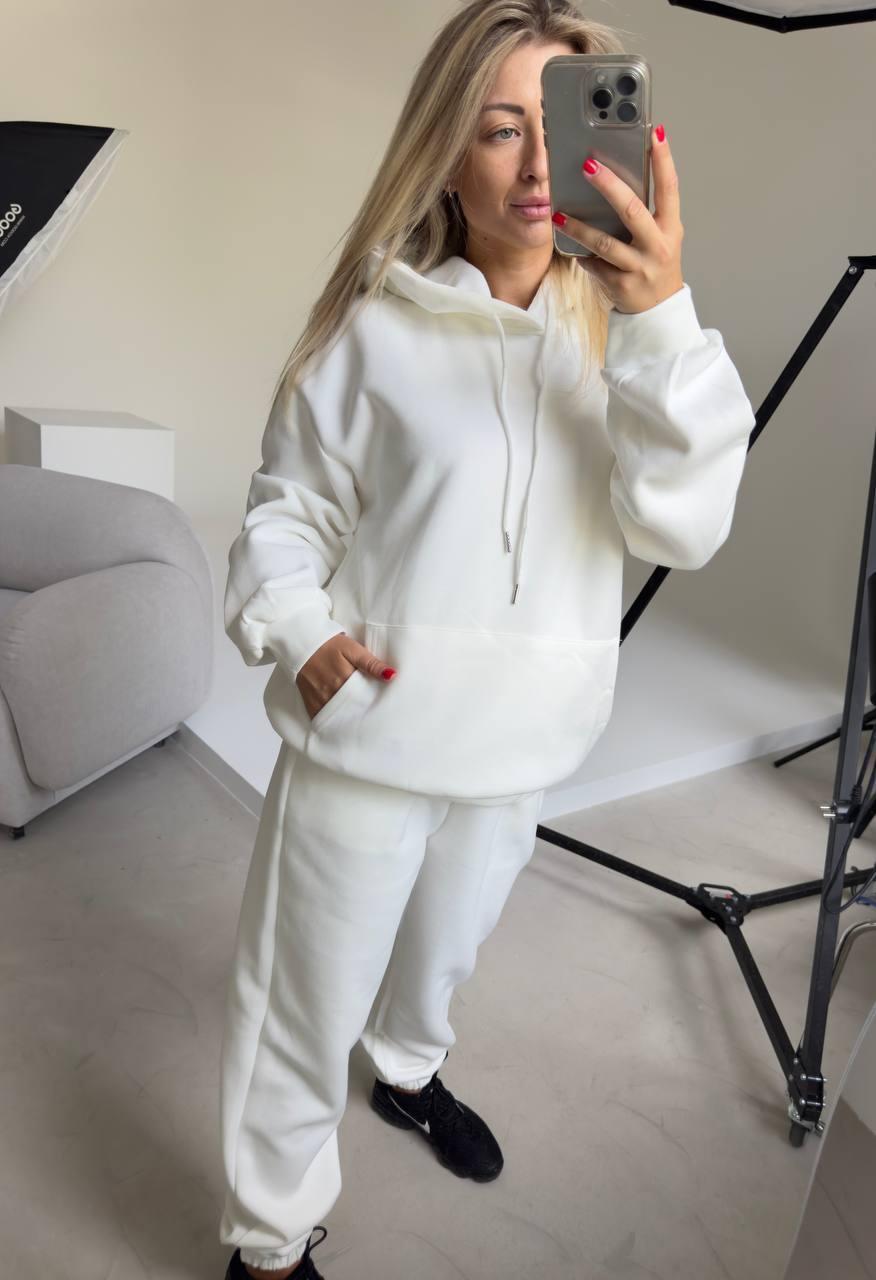 Жіночий спортивний костюм оверсайз із тринитки без флісу 14052047, фото 1