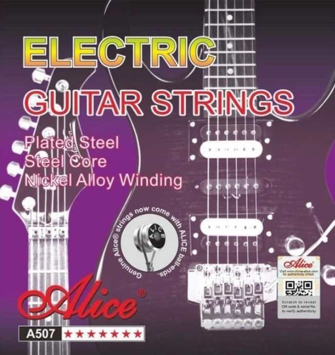 Струни для електрогітари Alice A507SL Nickel 9-42 Super Light