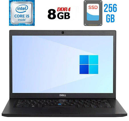 Ультрабук Б-клас Dell Latitude 7480/ 14" (1920x1080)/ Core i5-6300U/ 8 GB RAM/ 256 GB SSD/ HD 520, фото 1