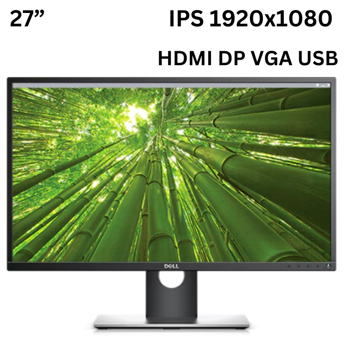Монітор 27” Dell P2717H/IPS 1920x1080 Full HD/HDMI, DP, VGA, USB Б/В