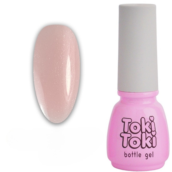 Рідкий гель для нарощування нігтів (07 з шиммером) Bottle Gel Toki-Toki 5 мл