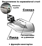 Багатофункціональна універсальна саперна лопата Solve 9 в 1 KT6007500, фото 5