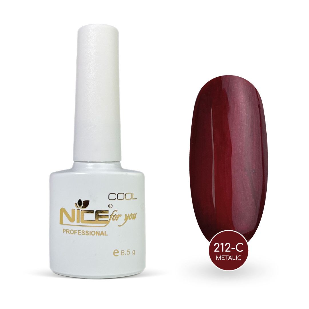 Гель-лак Nice for you Metalic Cool 212-С 8.5 г