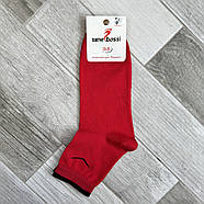 Шкарпетки жіночі демісезонні бавовна середні ВженеBOSSі, розмір 23-25, червоні, 10943, фото 3