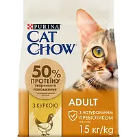 Cat Chow Adult корм для котів з куркою 15 кг