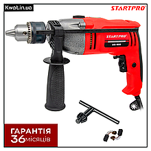 Дриль ударний електричний 1500 Вт Start Pro SID-1500 0-1200 об хв Ключовий патрон до 16 мм