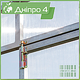 Теплиця "Дніпро-4" 4х20 м / профільна труба 20Х40 мм / стільниковий полікарбонат 10 мм PREMIUM, фото 4