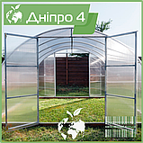 Теплиця "Дніпро-4" 4х20 м / профільна труба 20Х40 мм / стільниковий полікарбонат 10 мм PREMIUM, фото 7