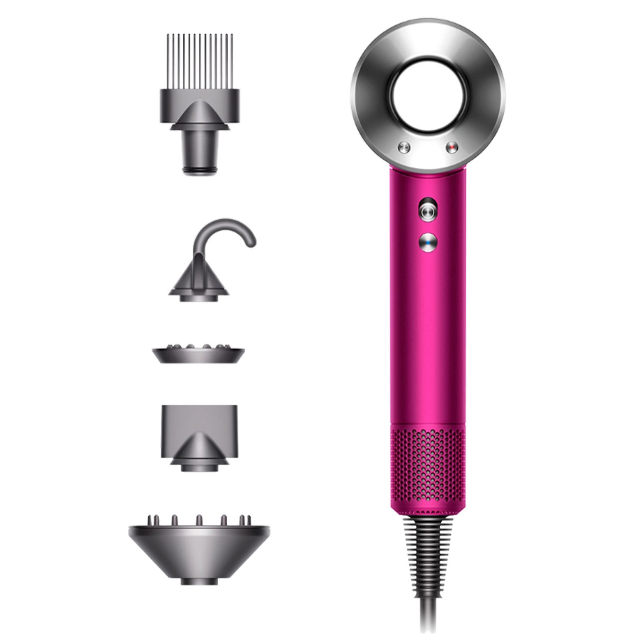 Фен для волосся Dyson Supersonic HD07 (Nickel/Fuchsia), фото 1