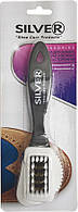 Щітка для чищення замші нубуку та велюру Silver, 4-стороння
