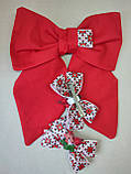 Набір прикрас під вишиванку для дитини чи дорослого Бант заколка резинки заколочки вишиванка бантики, фото 4