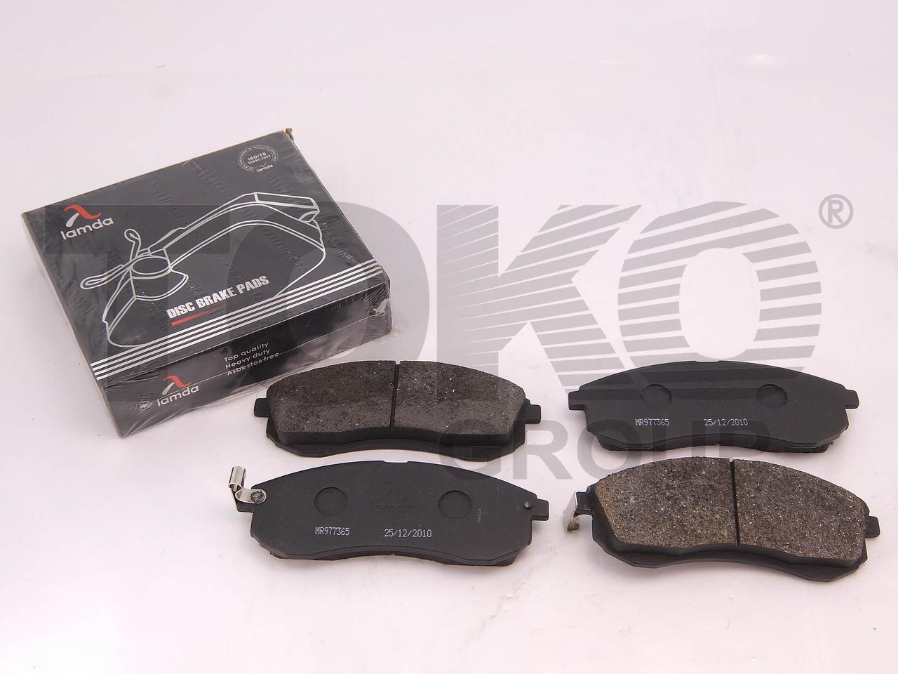 Передні гальмівні колодки MITSUBISHI L200 2.0I, 2.4I, 2.5T ⁇ Колодки гальмівний