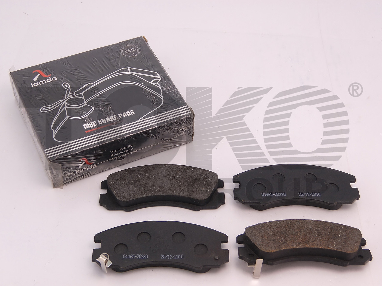 Передні гальмівні колодки TOYOTA CAMRY | Колодки гальмівні Тойота Камрі 04491-20380, 04465-20280