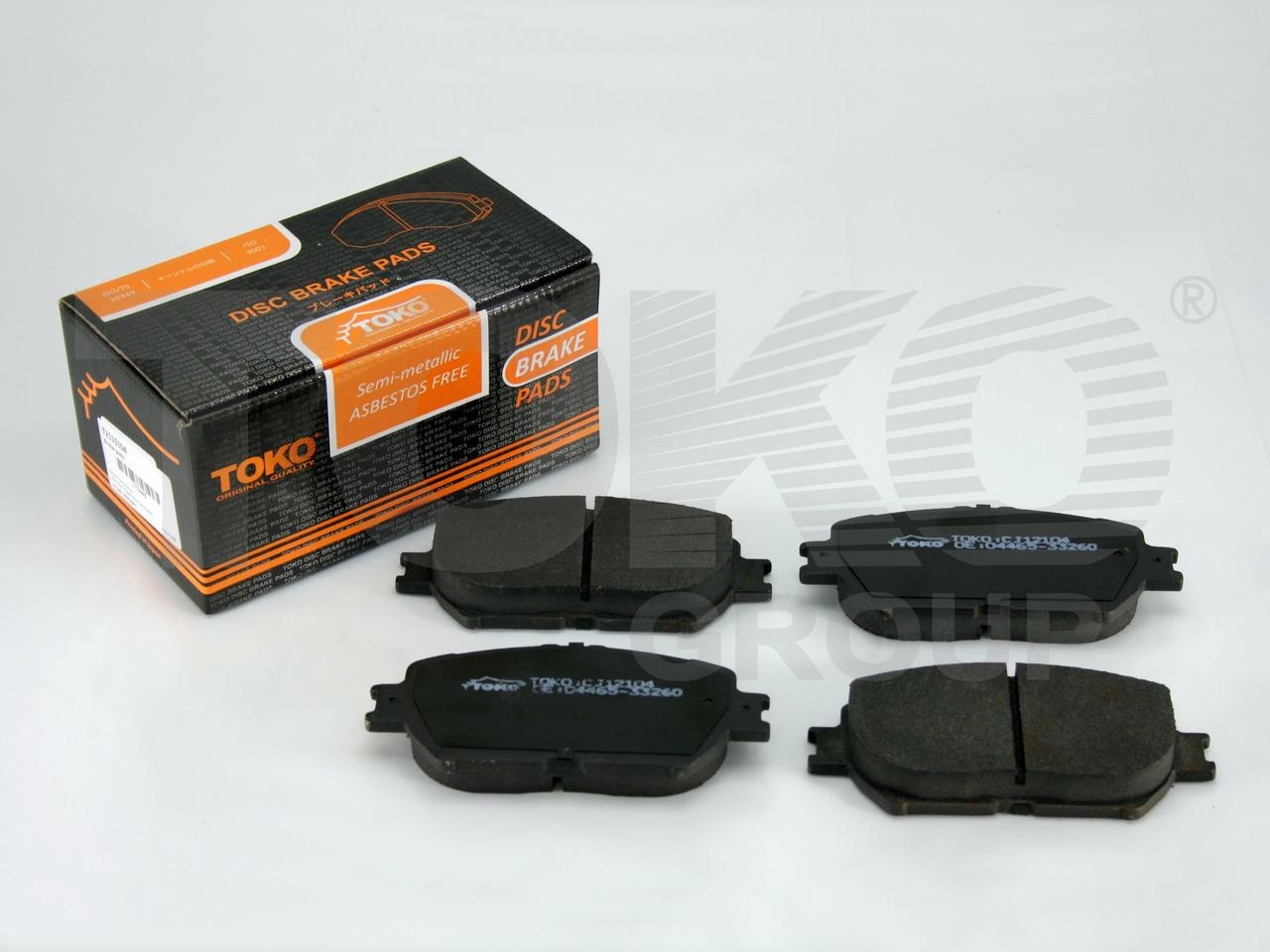 Передні гальмівні колодки TOYOTA CAMRY V30 2.4,3.0 | Передні колодки Тойота Камрі 0446533260, 0446533320