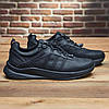 Чоловічі шкіряні кросівки (натуральна шкіра) чорні демісезонні для чоловіків на весну осінь, розміри 40-45, фото 4