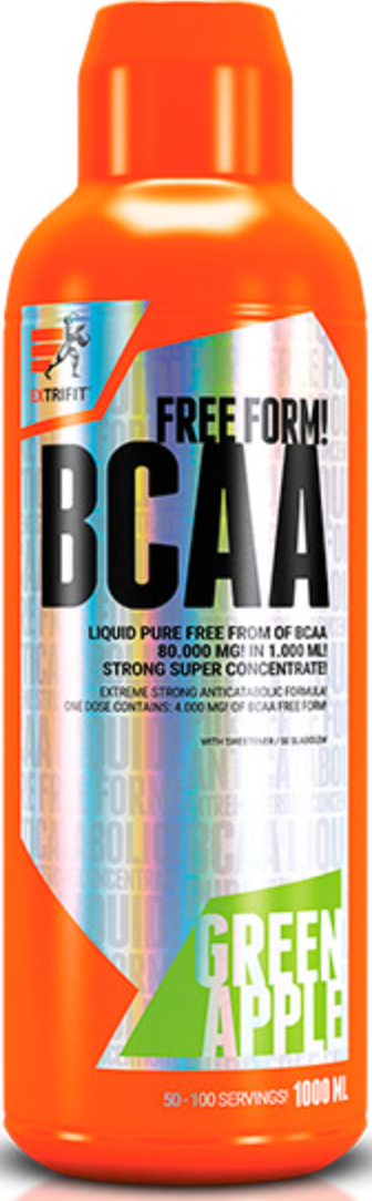 Всаа EXTRIFIT BCAA 80000 Liquid 1000 мл яблоко