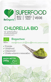 BeOrganic ХЛОРЕЛА Bio ORGANICZNA порошок 200г