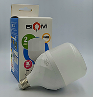 Светодиодная LED Лампа 30W высокомощная лампа Biom HP-30-6 30W E27 6500К