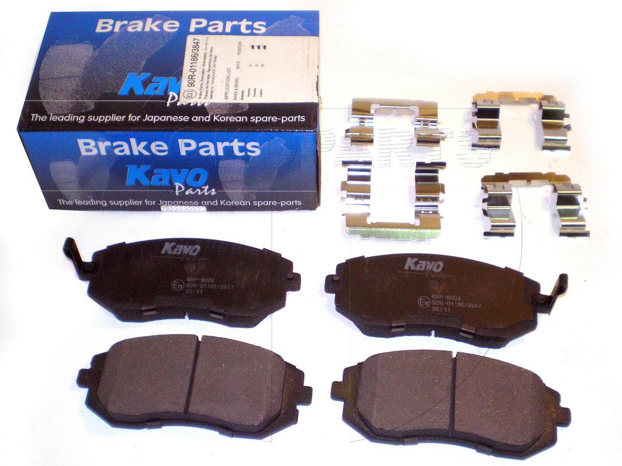 Передні гальмівні колодки SUBARU LEGACY 4WD 2.0IT 16 V, 2.5I 16 V, 3.0I, IMPREZA GT 4WD 2.0IT ⁇ Колодки Легасі