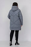 Пальто condis сіре (смужка) 50 (102140), фото 5