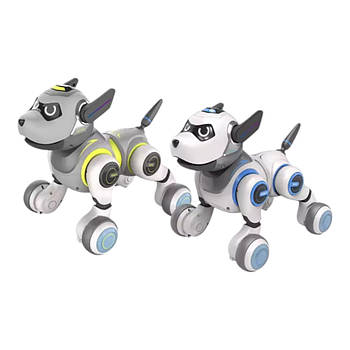 Собачка робот на радіокеруванні (світло, звук, англійською, акумулятором) G 55