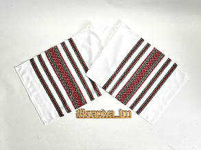 Рушник обрядовий урочистий великий тканий з вишивкою, на весілля пасху хрещення урочистості