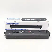 Кухонний вакуумний пакувальник їжі Vacuum Sealer, Чорний / Побутовий вакууматор для продуктів