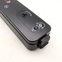 Кухонний вакуумний пакувальник їжі Vacuum Sealer, Чорний / Побутовий вакууматор для продуктів, фото 4