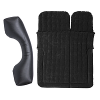 Надувний матрац в салон або багажник автомобіля з подушками та опорною підставкою 136*147 см Чорний