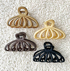 Крабі для волосся гуртом пластик11 * 6 см 12 шт./пач.