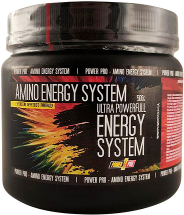 Кращі амінокислоти Power Pro Amino Energy System 500 г Фруктовий лимонад, фото 1