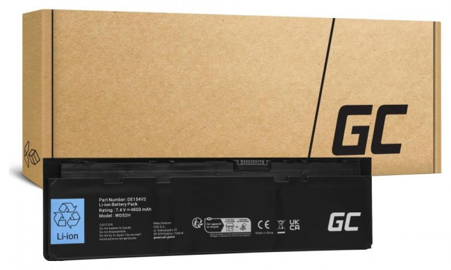 Green Cell WD52H VFV59 KWFFN HJ8KP do Dell Latitude E7240 E7250, фото 1