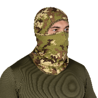 Балаклава Camotec Pro Ribana тактическая для военных комфортная дышащая маска для защиты лица VE-33