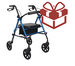 Ролер для інвалідів та людей похилого віку OSD-Q88512 (регулювання висоти сидіння), (5991698)