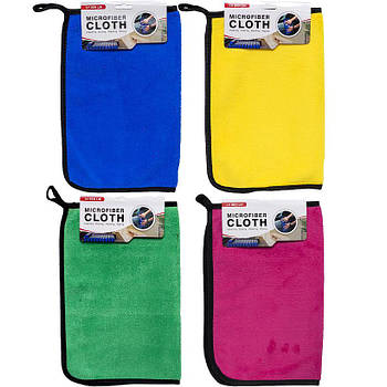 Ганчірка-серветка з мікрофібри для прибирання  ZL21-1PC 30*40см 252-82 двостороння Ганчірка для прибирання