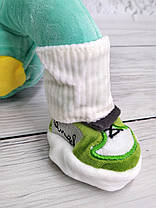 М'яка іграшка з пледом усередині Банан спортсмен м'ятний 60 см, фото 4