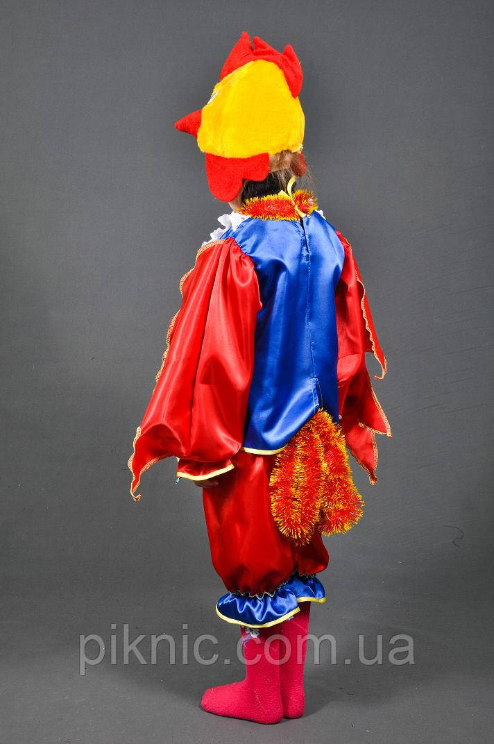 Детский костюм Петушок для мальчиков 4,5,6,7 лет Карнавальный костюм Петуха 340 - фото 3 - id-p441240028