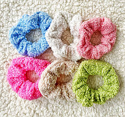 Резинки для волосся Ø10 см 12 шт/уп ХУТРОВІ