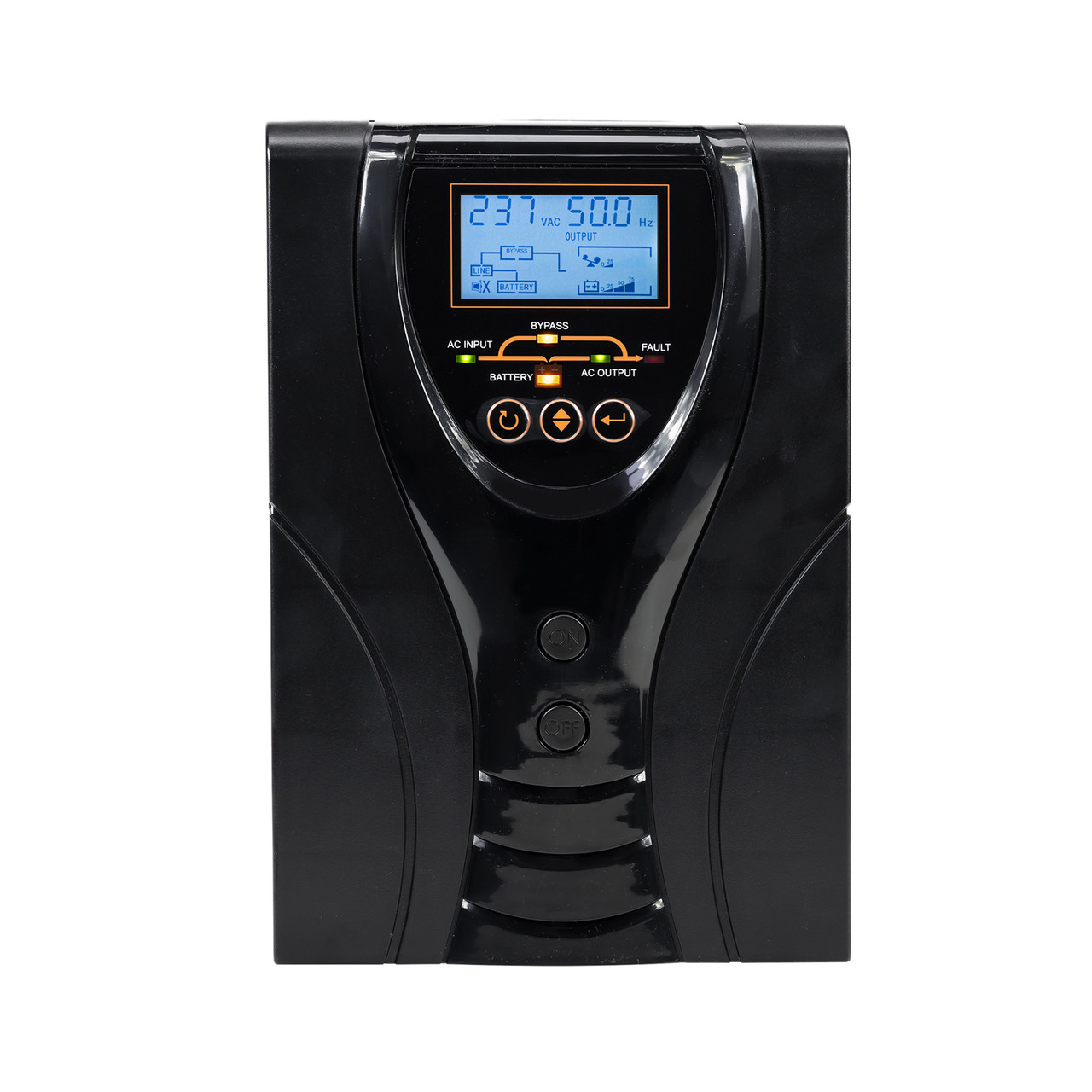 ДБЖ SilverCloud 850VA з чистою синусоїдою та LCD-дисплеєм, фото 1