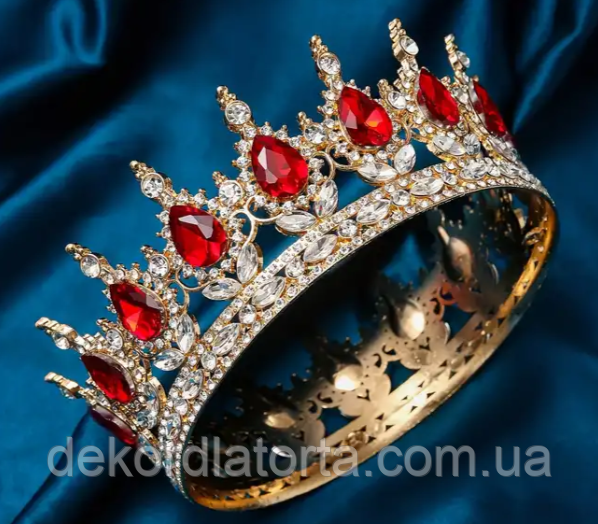 Корона Діадема Червона