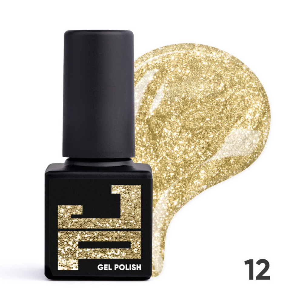 Гель-лак Jerden Proff 012 Gold mica золота слюда. 5 мл