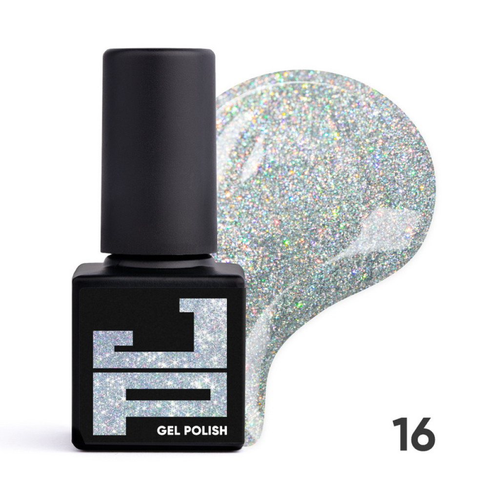 Гель-лак Jerden Proff 016 Holographic голографічний. 5 мл