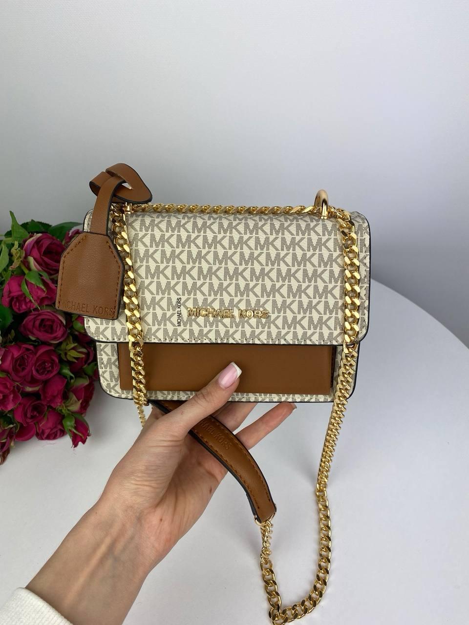 Michael Kors Mini Milk/Brown, фото 1