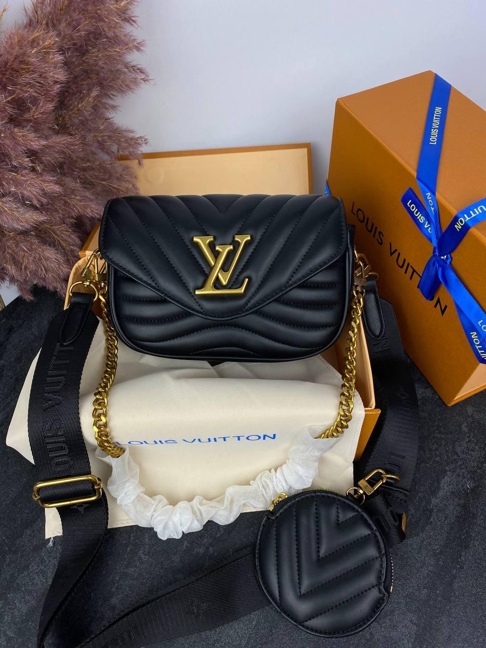 Louis Vuitton New Wave Multi Pochette Black/Gold, фото 1