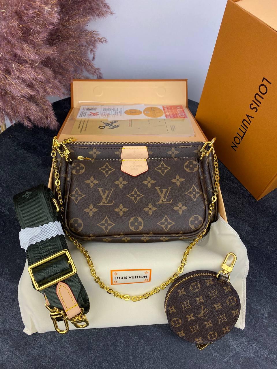 Louis Vuitton Multi Pochette Brown/Green, фото 1