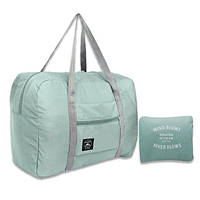 Дорожня сумка складана водонепроникна бірюзова BAG Travel Bag