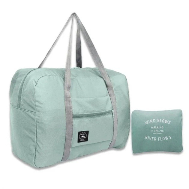 Дорожня сумка складана водонепроникна бірюзова BAG Travel Bag, фото 1