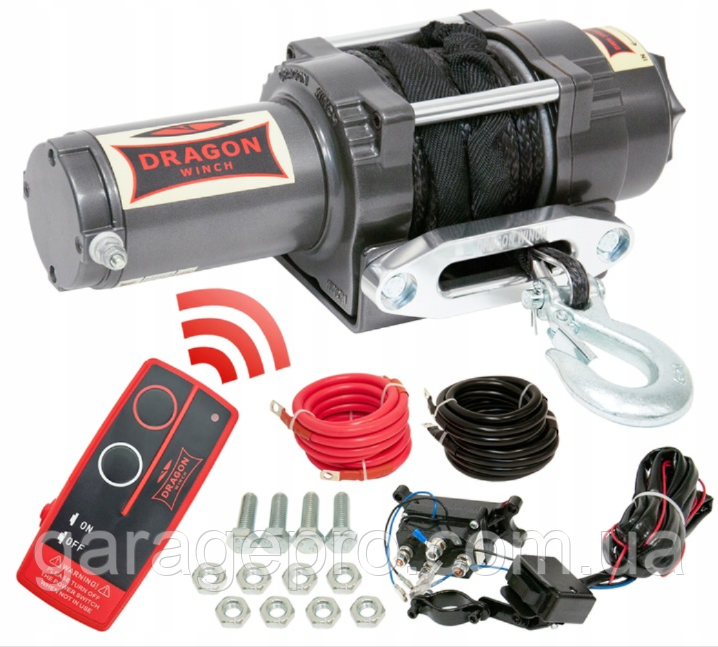 Електрична лебідка Dragon Winch Highlander 3500HDs (синтетичний трос / 1588 кг)
